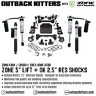 OK with Zone Offroad 5" Lift Kit for 2020+ Chev/GMC 2500