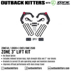 OK with Zone Offroad 3" Lift Kit for 2020+ Chev/GMC 2500