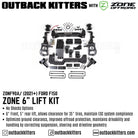 OK with Zone Offroad 6" Levelling Kit for 2021+ Ford F150