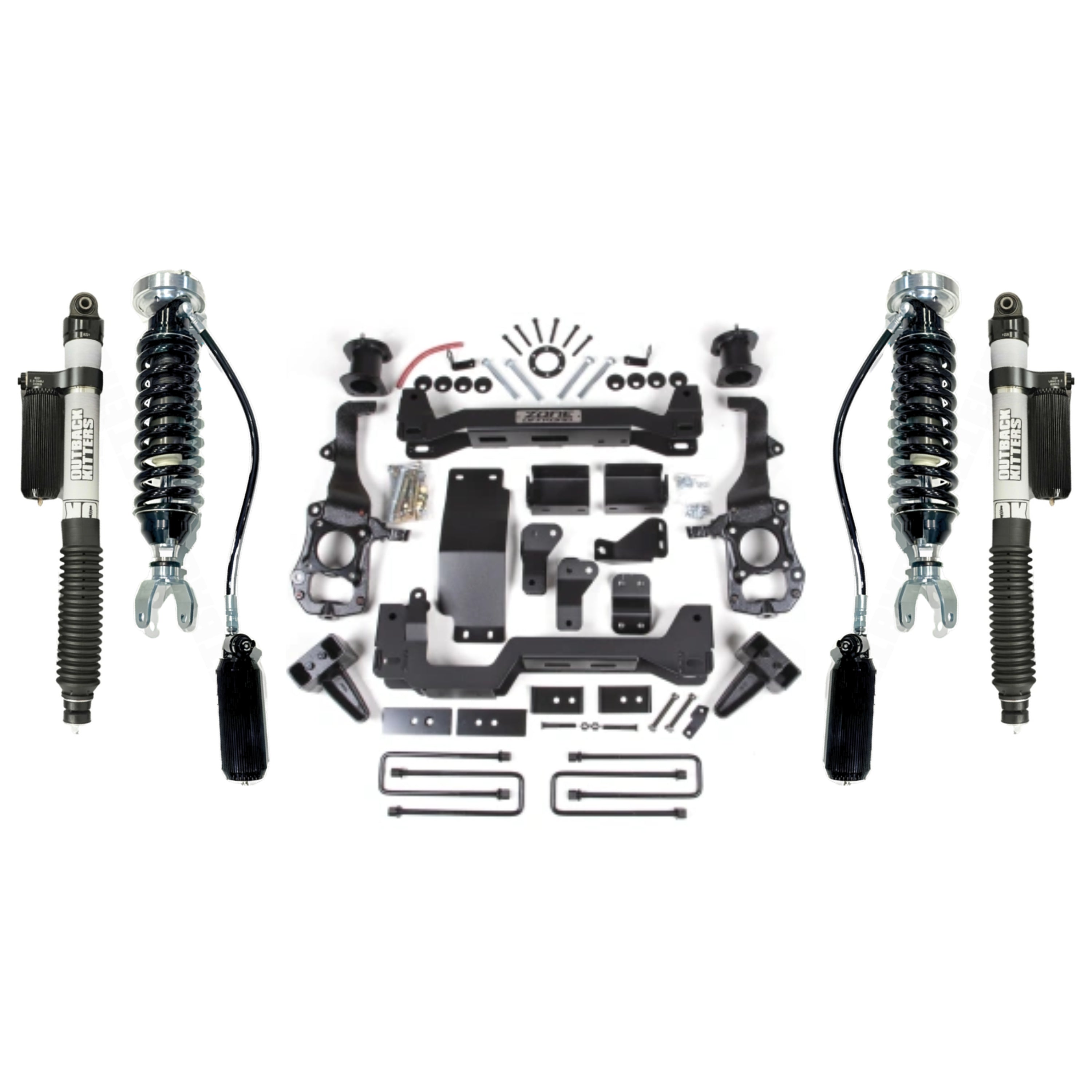 OK with Zone Offroad 4" Lift Kit for 2021+ Ford F150