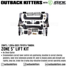 OK with Zone Offroad 5" Lift Kit for 2007-2021 Toyota Tundra