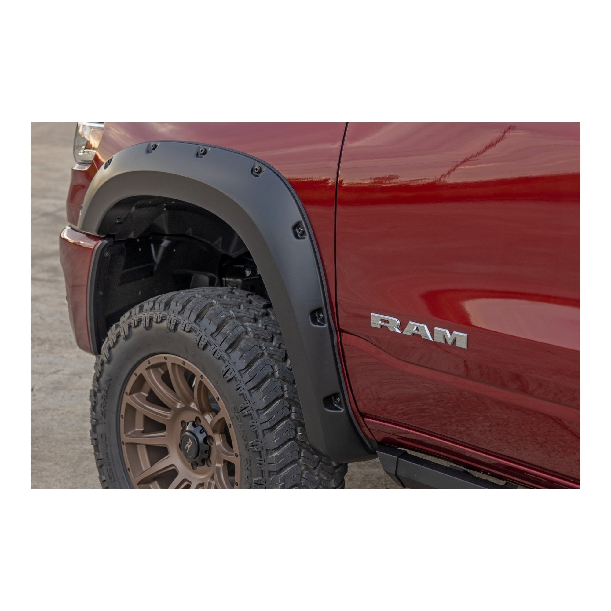 1" Smooth Fender Flares suits Ram 1500 DT (25-26) by Rough Country
