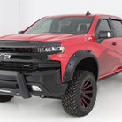 2.5" Pocket Style Smooth Fender Flares, Black, Front & Rear suits Chev 1500 (19-26) by Husky Liners