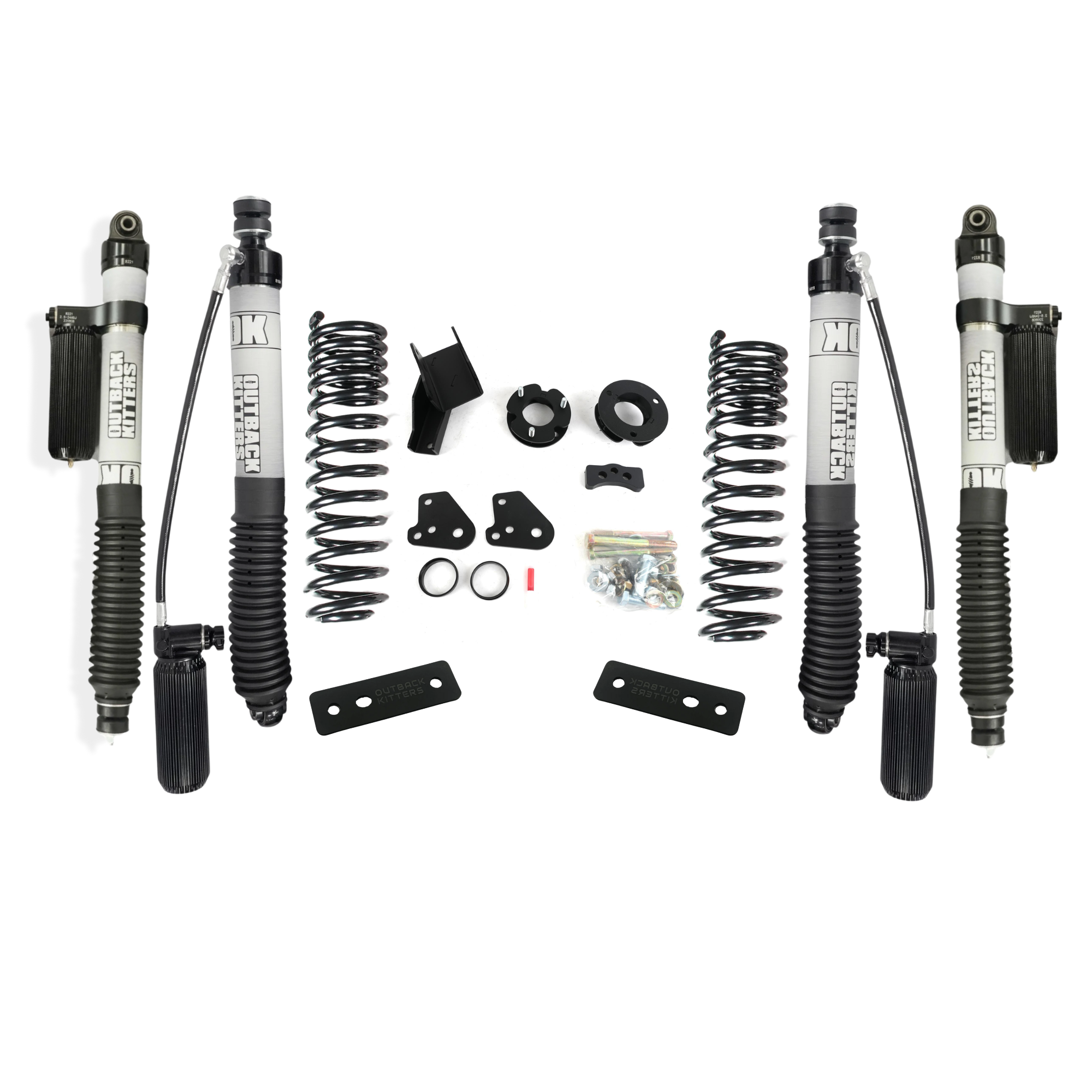 2" Lift Kit with OK 2.5" Shocks suits Ram 3500 (13-26) by Outback Kitters