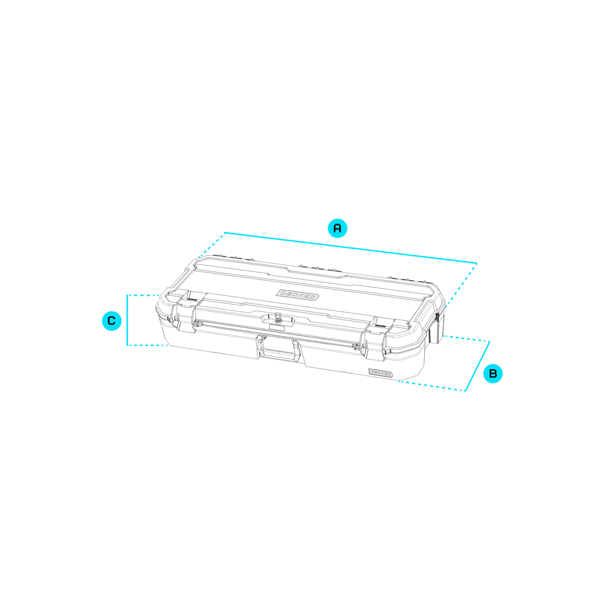 Honcho 80 - D-co case with Dividers by DECKED