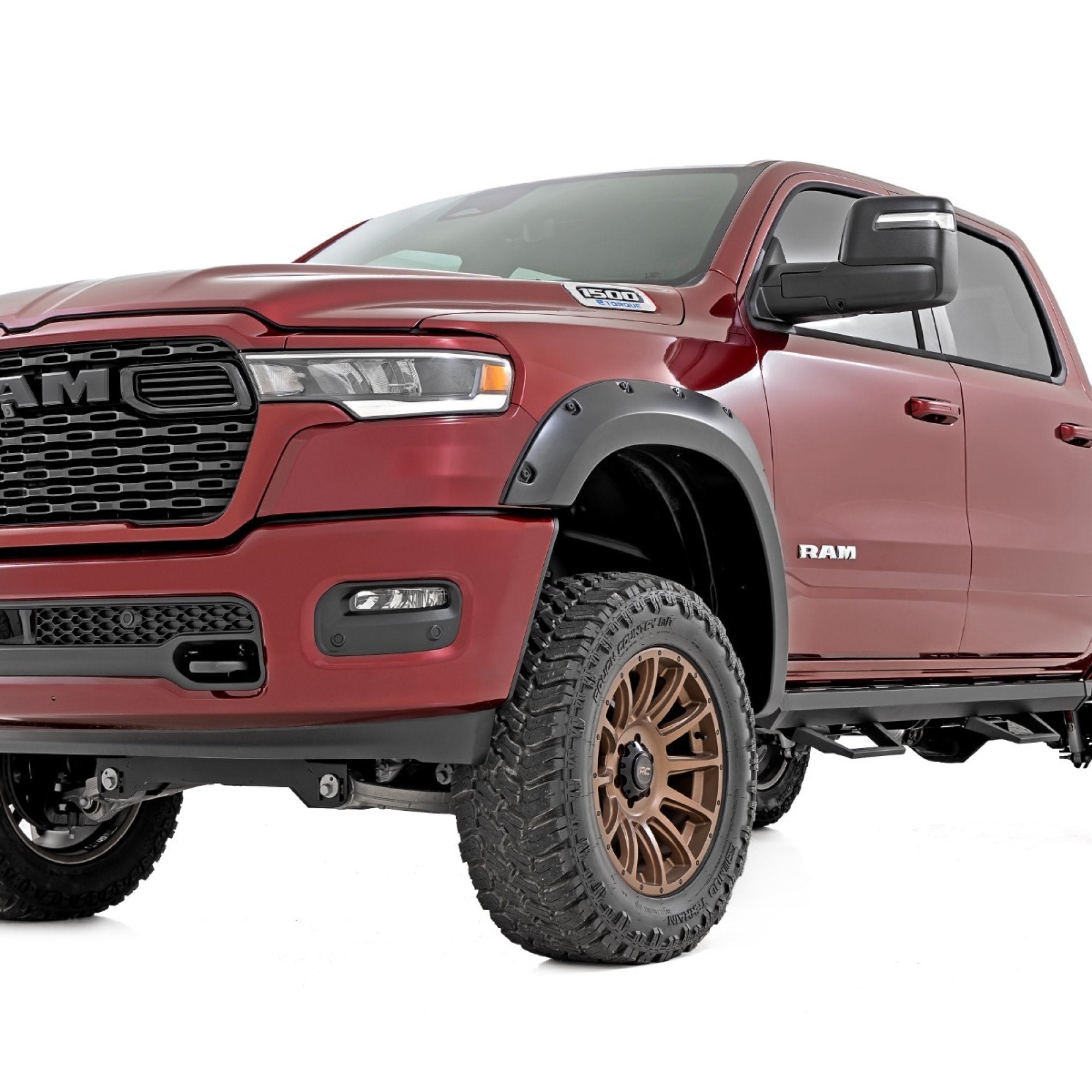 1" Smooth Fender Flares suits Ram 1500 DT (25-26) by Rough Country