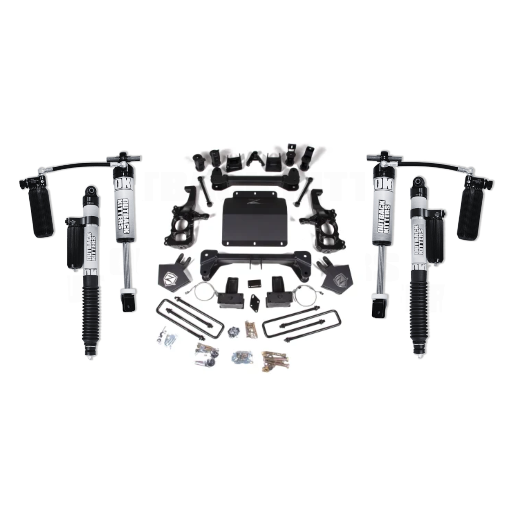 5" Lift Kit with OK 2.5" Shocks by Zone Offroad