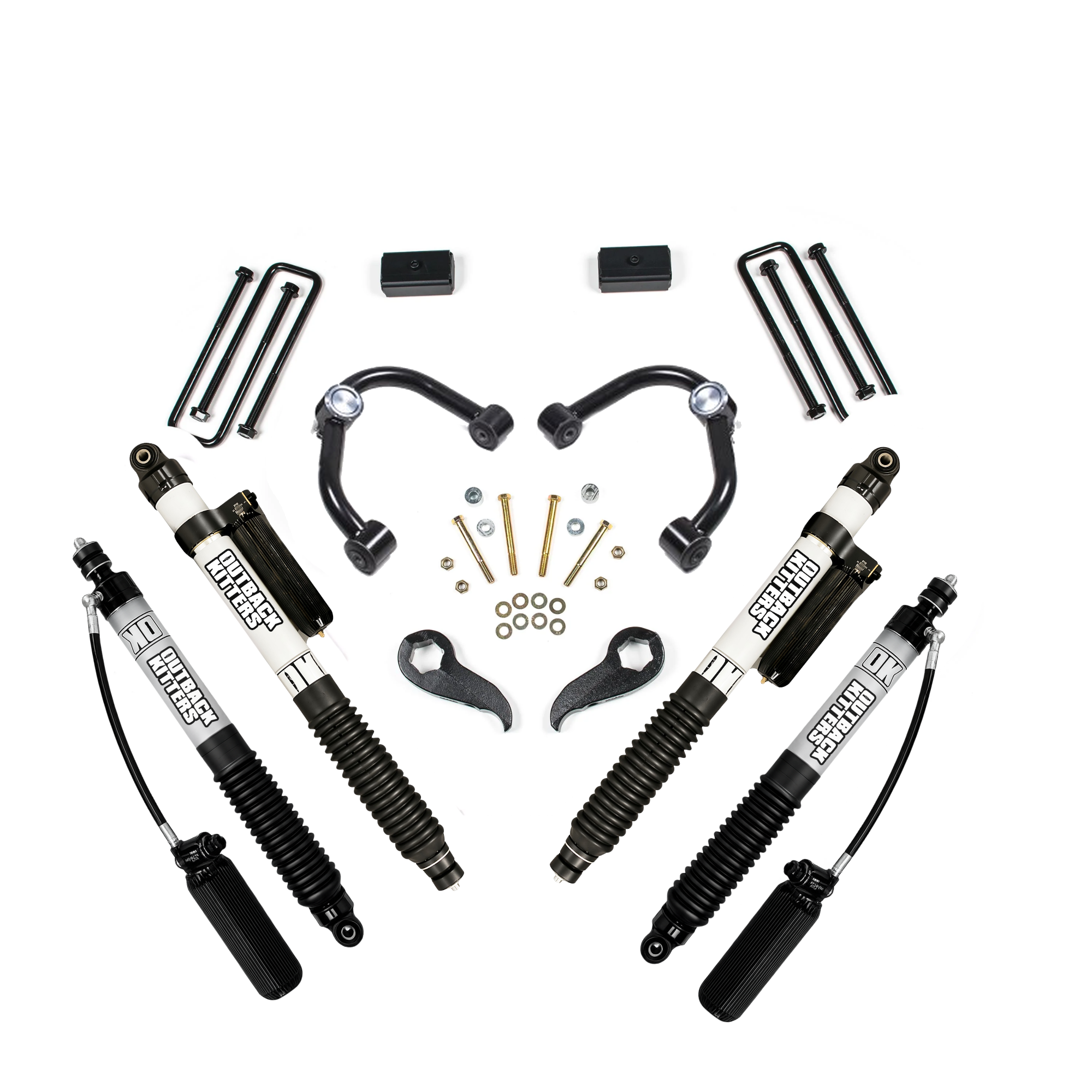 3" Lift Kit with OK 2.5" Shocks, BDS UCA suits Chev 2500/3500 (11-19) / GMC 2500/3500 (11-19) by Outback Kitters