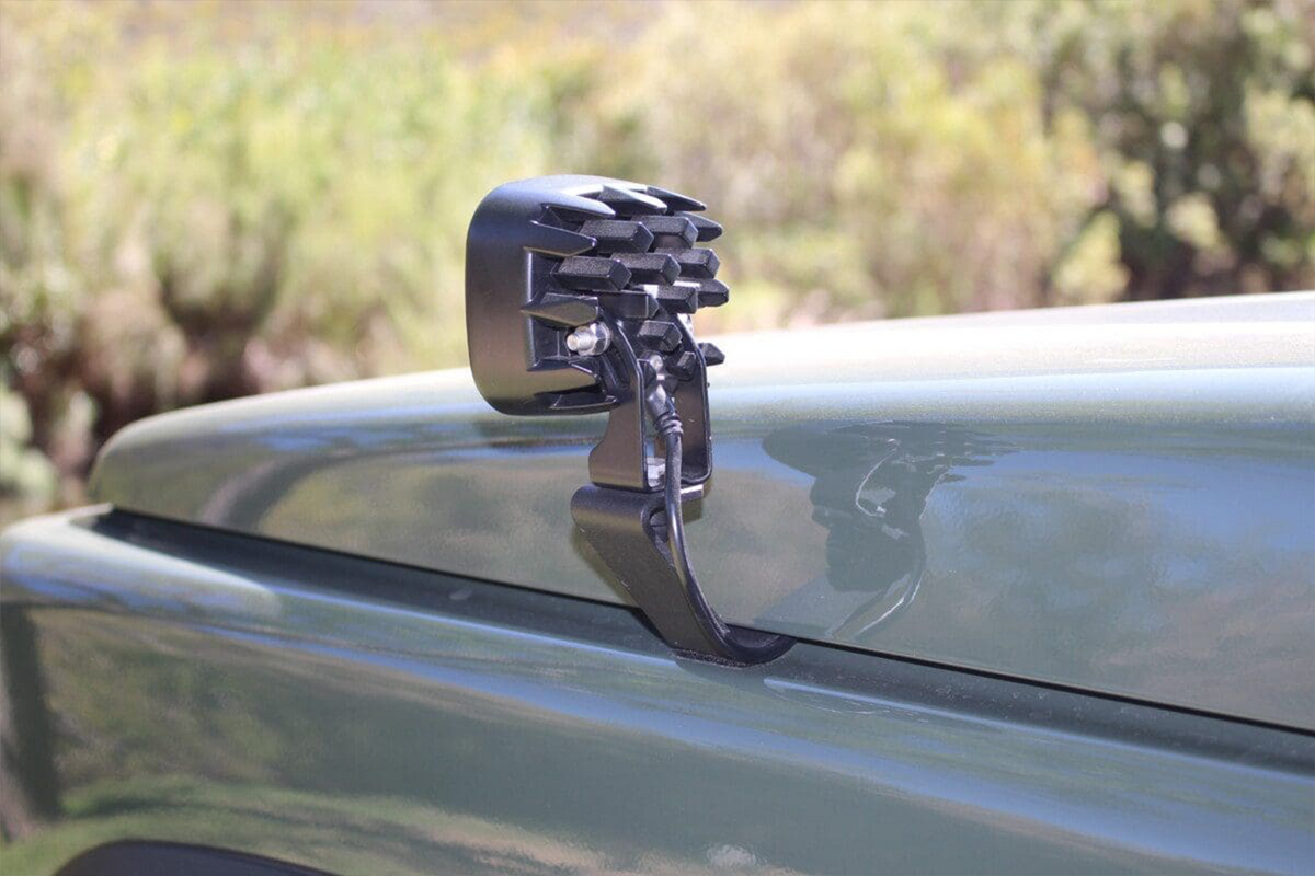 Alu-Cab Suzuki Jimny Bonnet Light Brackets