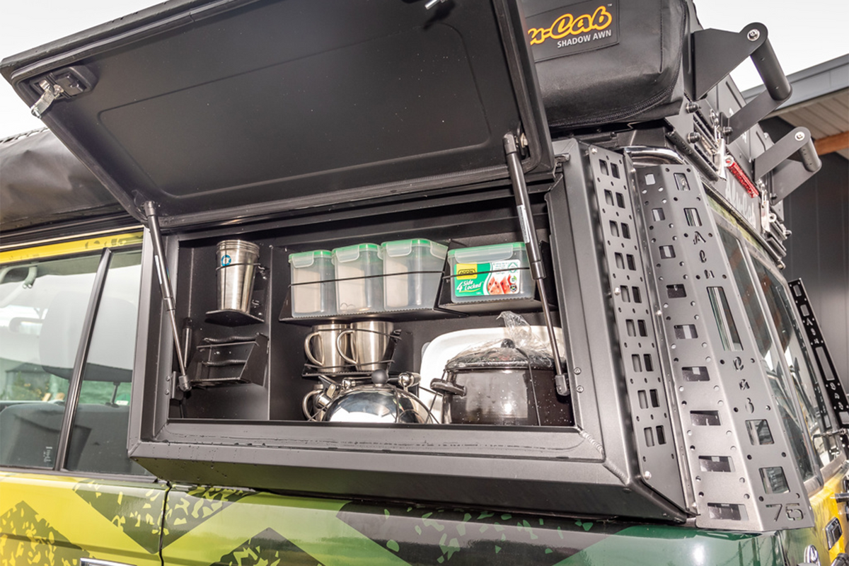 Alu-Cab Toyota LandCruiser 76 Series Side Box Kitchen Kit