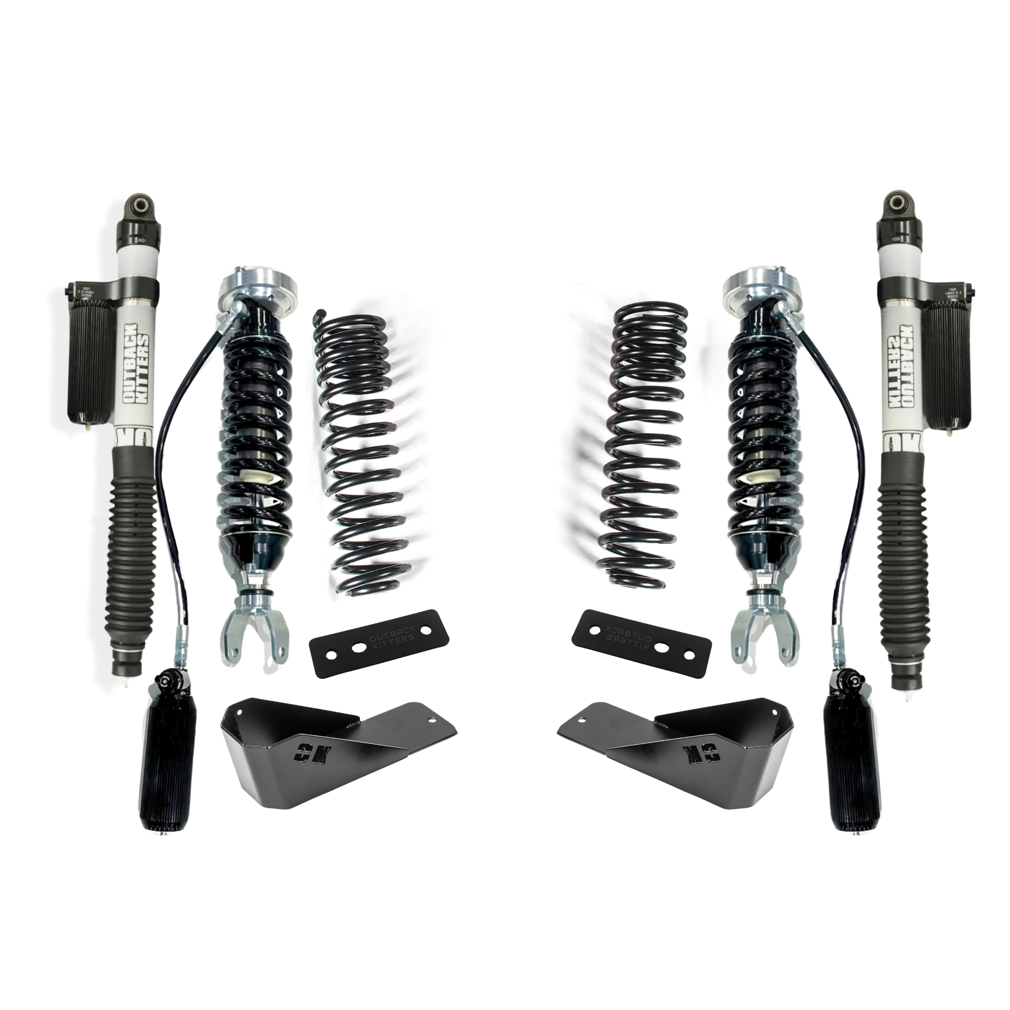 1" Lift Kit with OK 2.5" Shocks suits Ram 2500 (13-24) by Outback Kitters