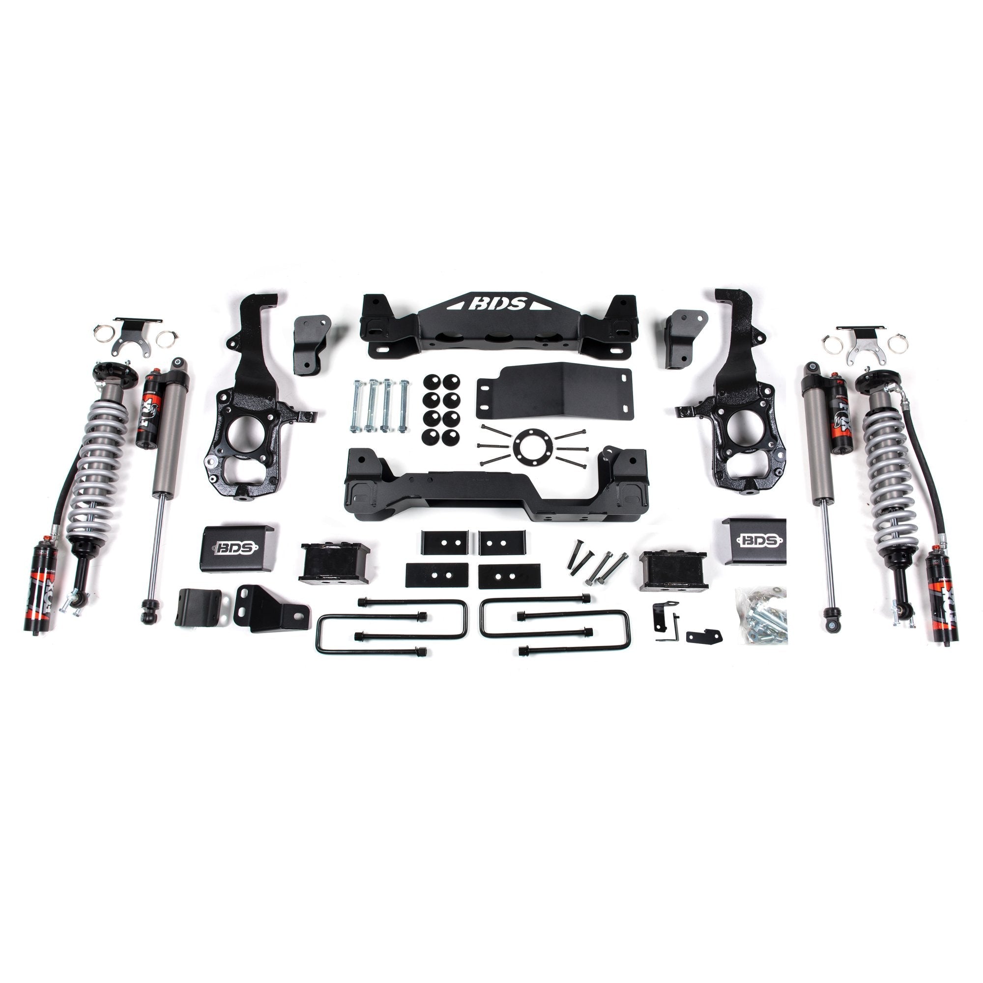 4" Lift Kit with Fox 2.5" Coilover DSC Shocks suits Ford F-150 (21-26) by BDS Suspension