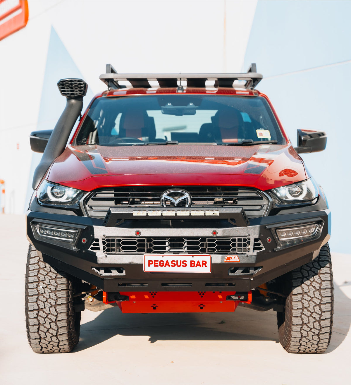 BT50 TF 2021-2025 909-01 Alloy Pegasus Bull Bar Bumper Replacement Package - SKU MCC-06004-901