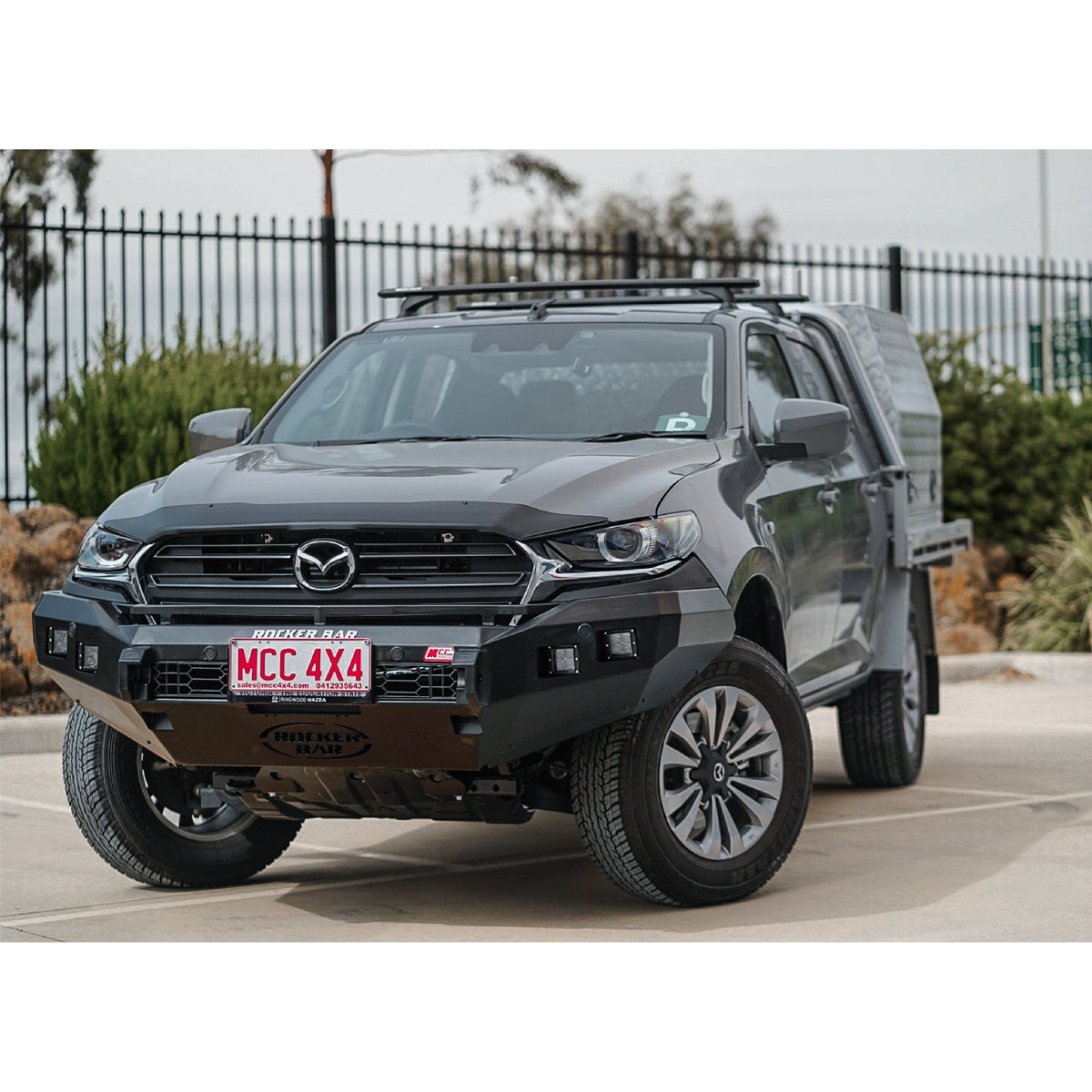 BT50 TF 2021-2025 078-01SQ Rocker Bull Bar No Loop Package - SKU MCC-06004-7801SQ