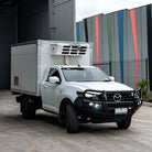 BT50 2025-On Facelift 707-02 Falcon Bull Bar Black A-Frame Package (LED Foglight)