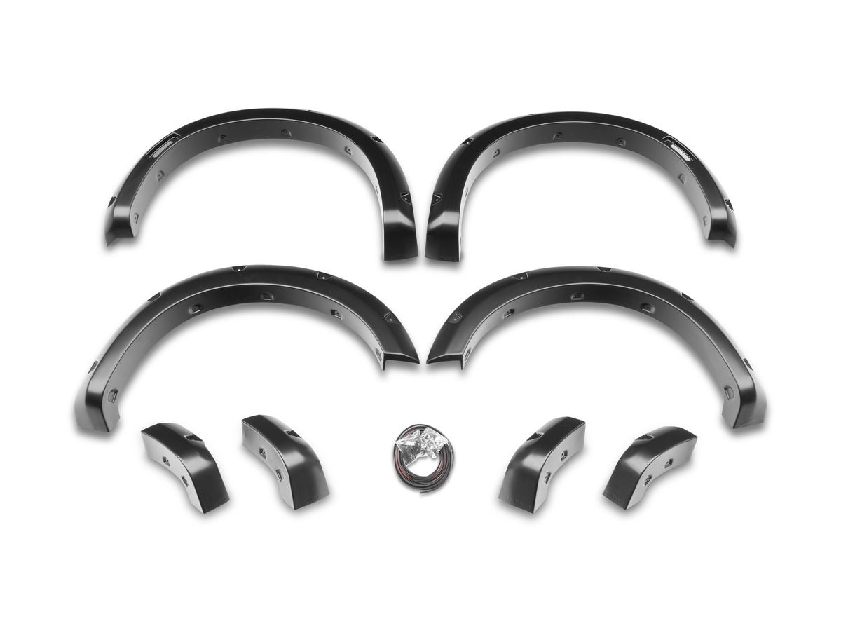 1.5" Pocket Style Fender Flares, Black, Front & Rear suits Ram 1500 DT (19-26) by Husky Liners