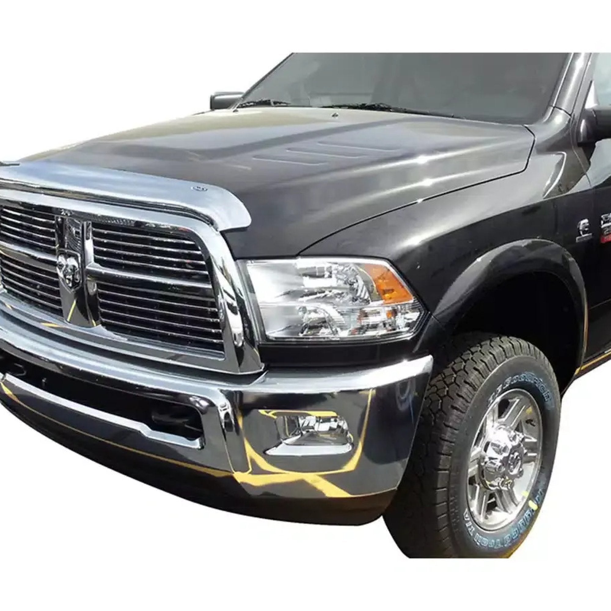 Bonnet Protector/Hood Shield, Chrome suits Ram 2500/3500 (13-18) by AVS