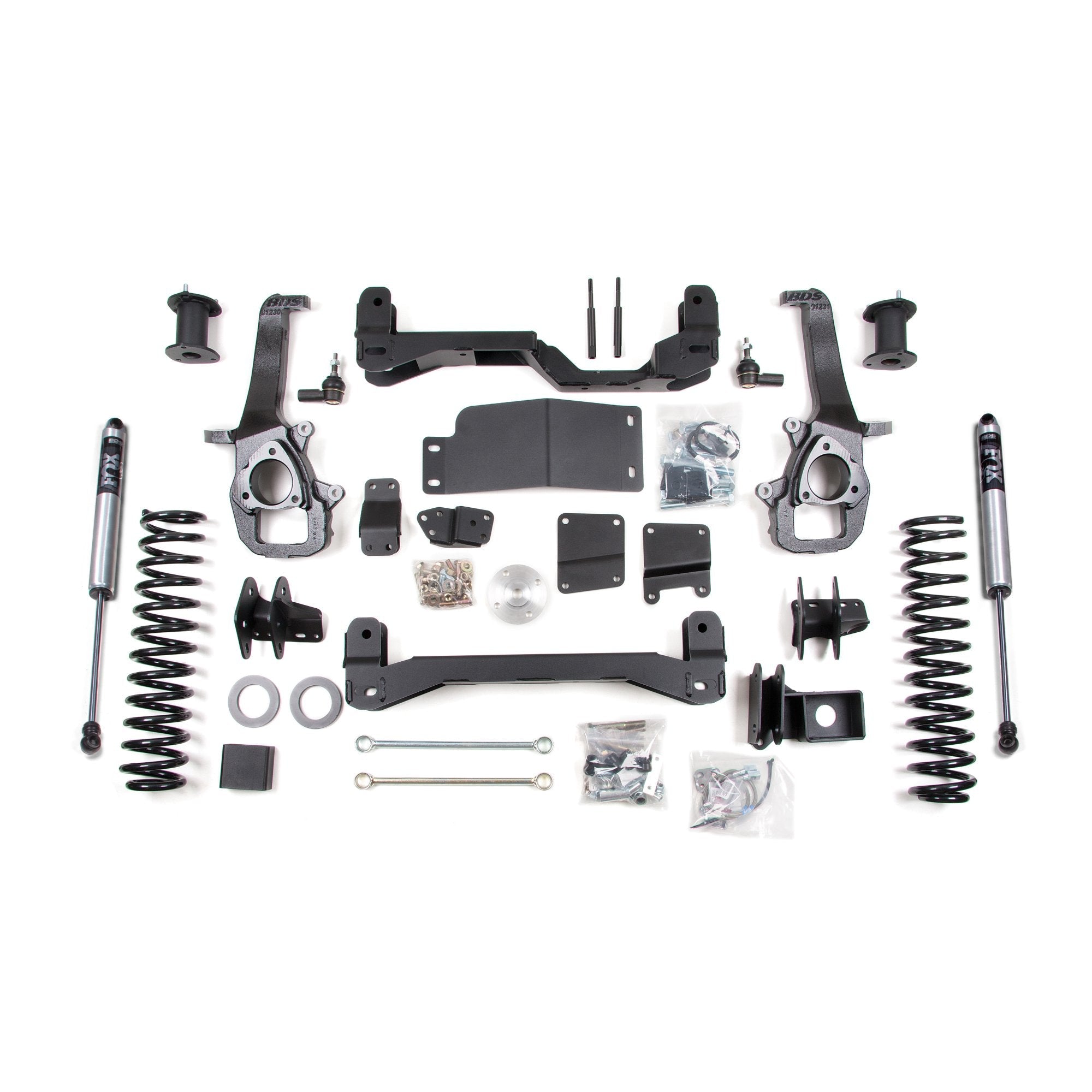 4" Lift Kit Front 4" Spacer + Rear Fox 2.0" Shocks suits Ram 1500 DS (2013-2021) by BDS Suspension