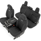 Cloth Comfort Seat Covers, Front & Rear suits Chev 1500 (19-26) by Rough Country