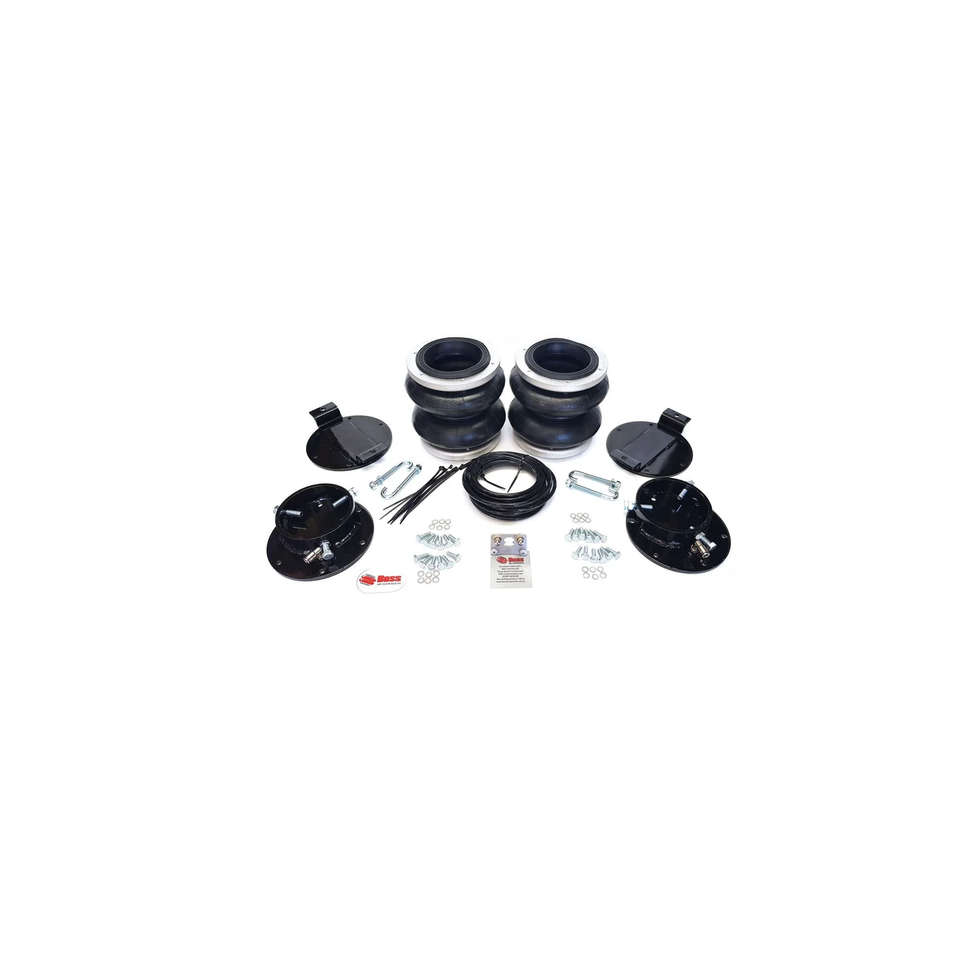 Triple Bellow Airbags, Suits 2.5-4" Lift suits Chev 2500 (11-26), 3500 (11-25) by Boss Airbags