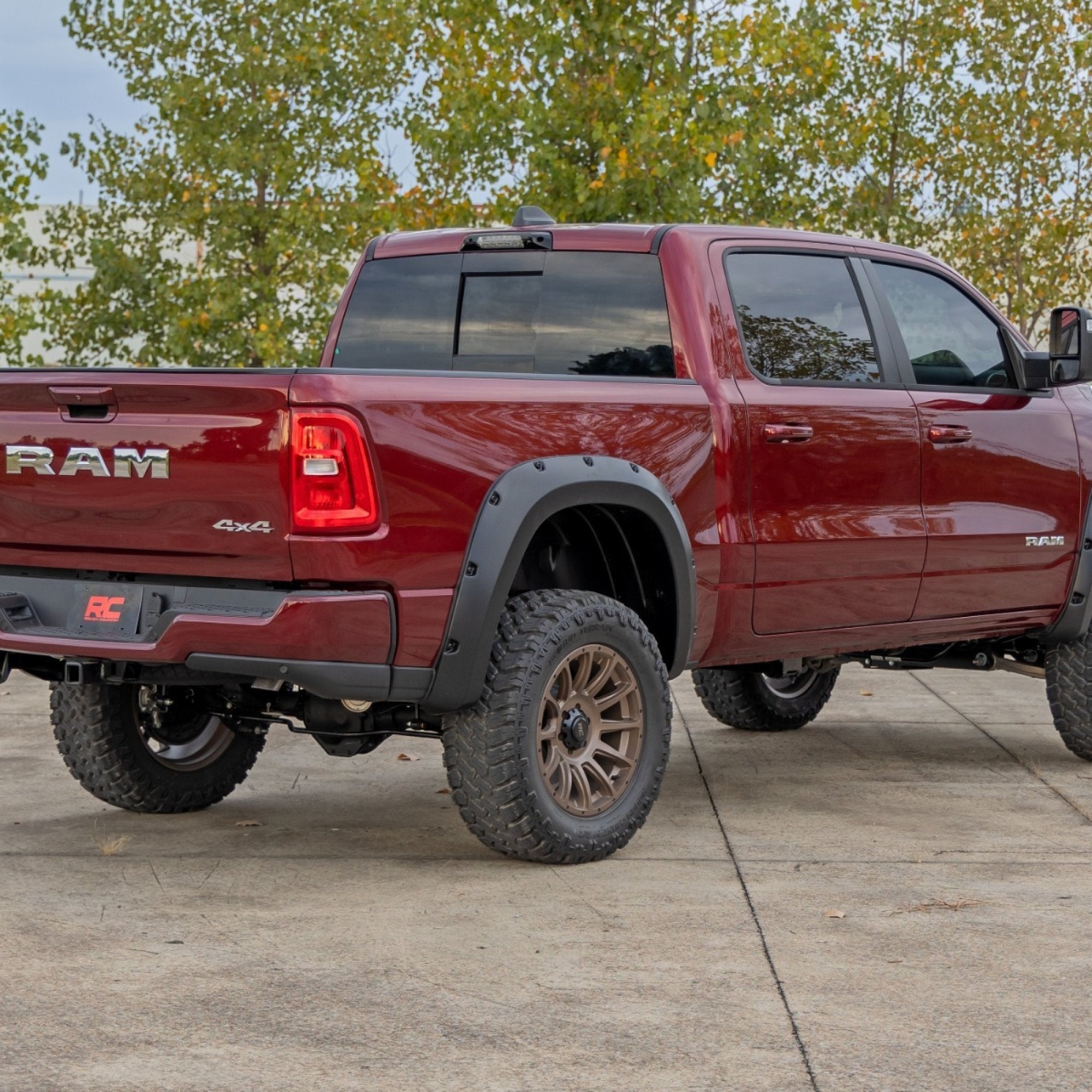 1" Smooth Fender Flares suits Ram 1500 DT (25-26) by Rough Country