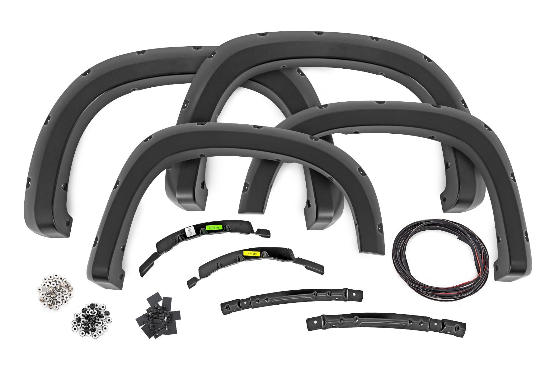 2" Pocket with Bolt Holes Fender Flares suits Chev 1500 (19-26) by Rough Country