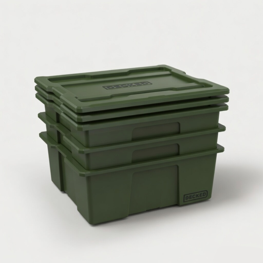 Payloader 32 - D-co bin , Green, 3 Pack by DECKED