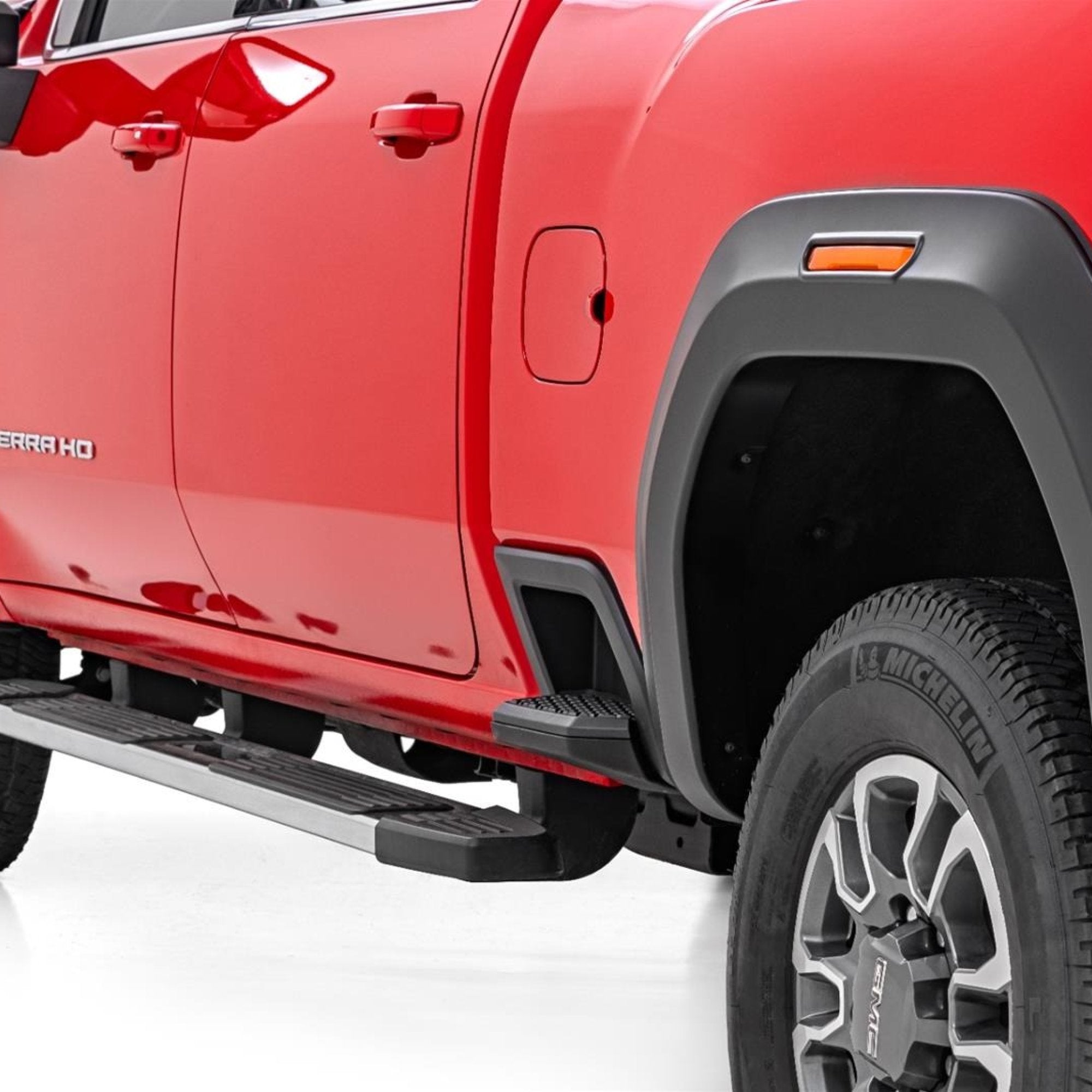 1" Smooth Flares w/ Side Marker Light suits GMC 2500 (20-26) by Rough Country