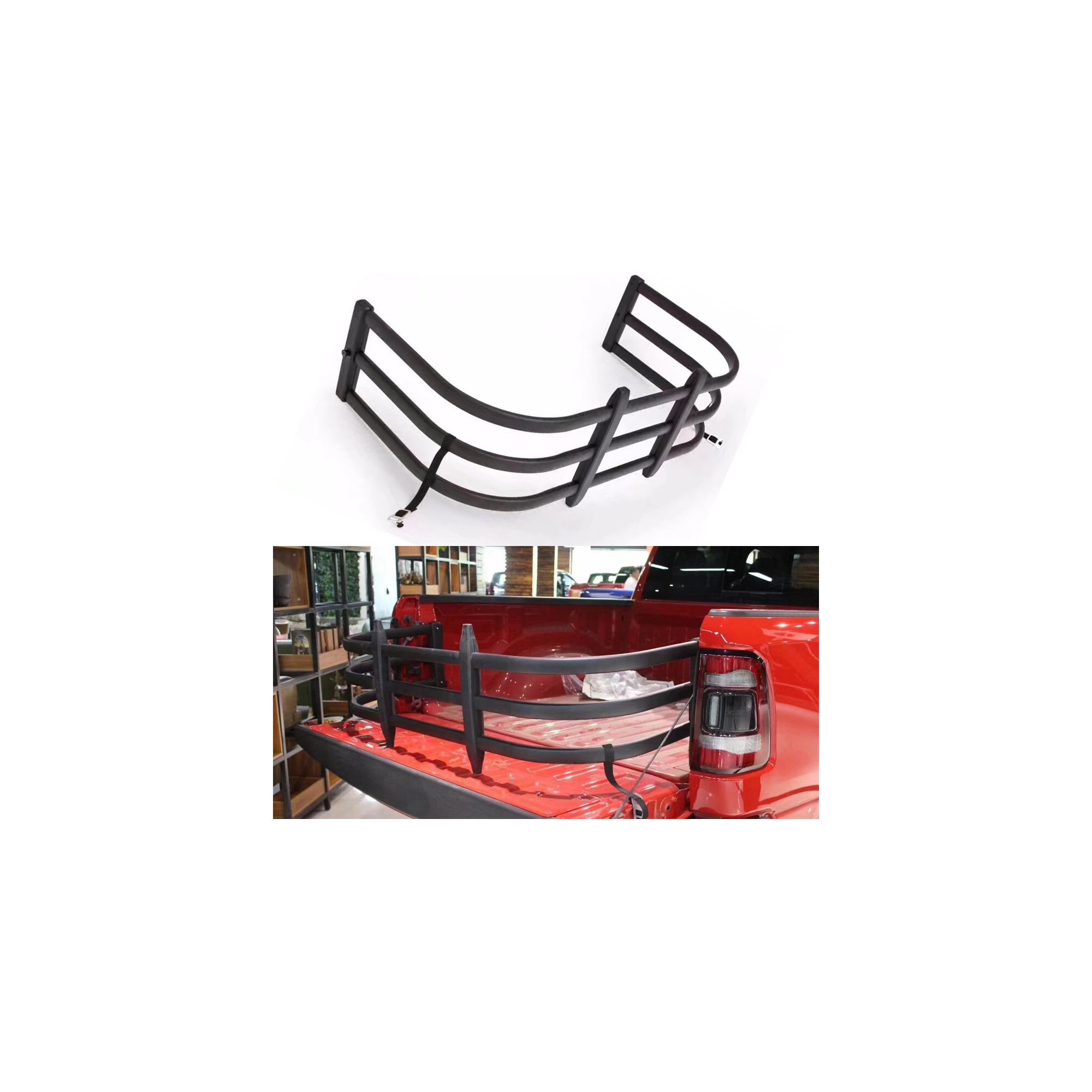 Bed Extender suits Ram 1500 DS (13-24), 2500 (11-24), 3500 (11-25) by AMTRUX
