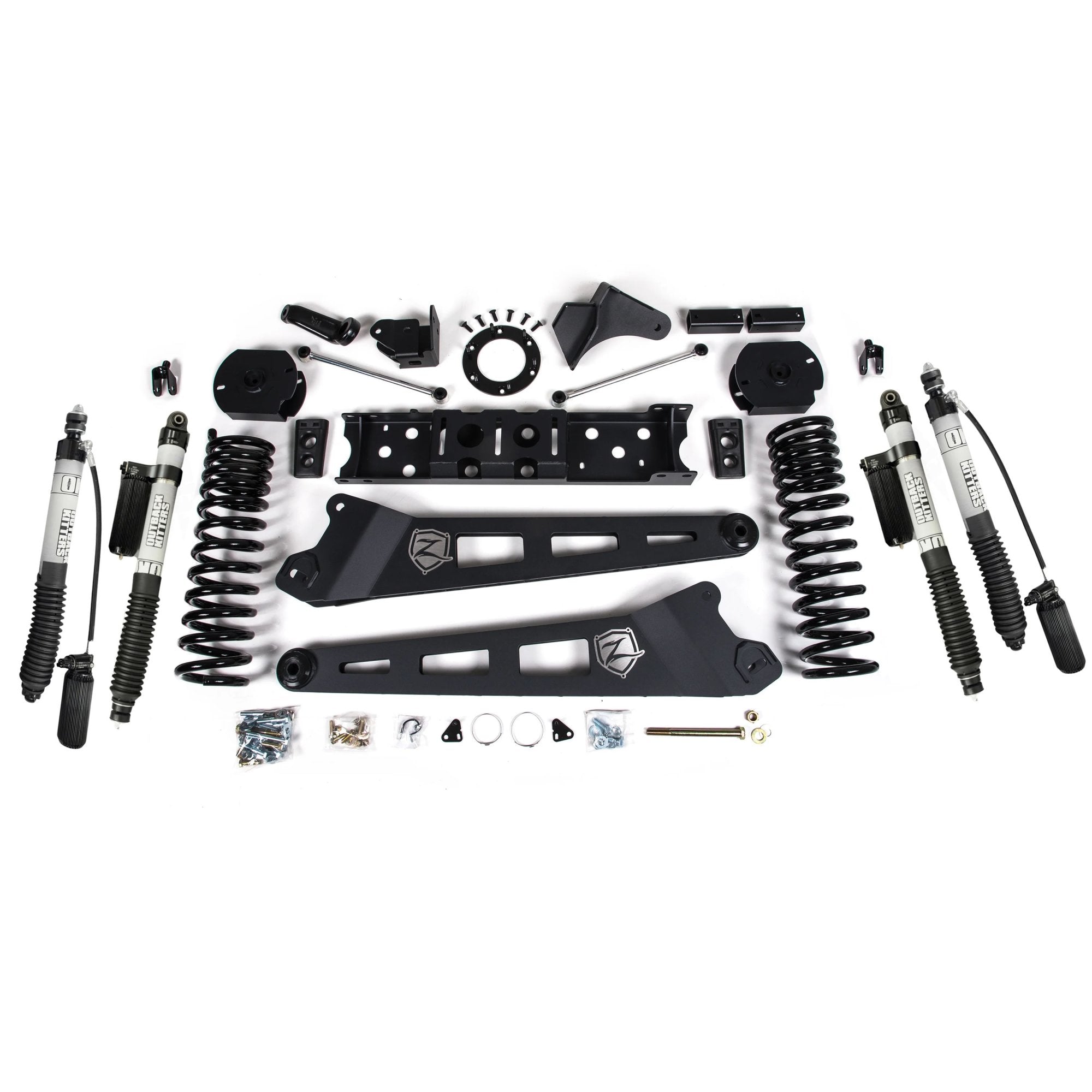 4.5" Lift Kit with OK 2.5" Shocks suits Ram 2500 (19-22) by Zone Offroad