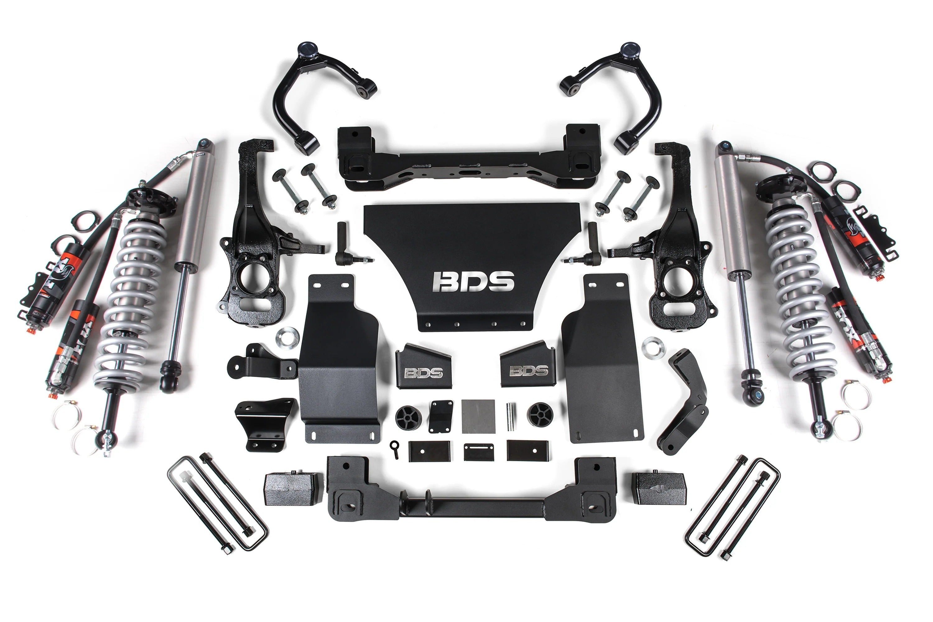 4" Lift Kit with Fox 2.5" PE DSC Coilover Shocks Front & Rear suits Chev 1500 (19-24) / GMC 1500 (19-24) by BDS Suspension