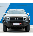 BT50 TF 2021-2025 707-01 Falcon Bull Bar Triple Stainless Loops Package (LED Foglight) - SKU MCC-06004-701FOGUP