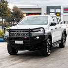 Hilux 2026-On (9th Gen) 707-02 Falcon Bull Bar Black A-Frame Package (LED Foglight)
