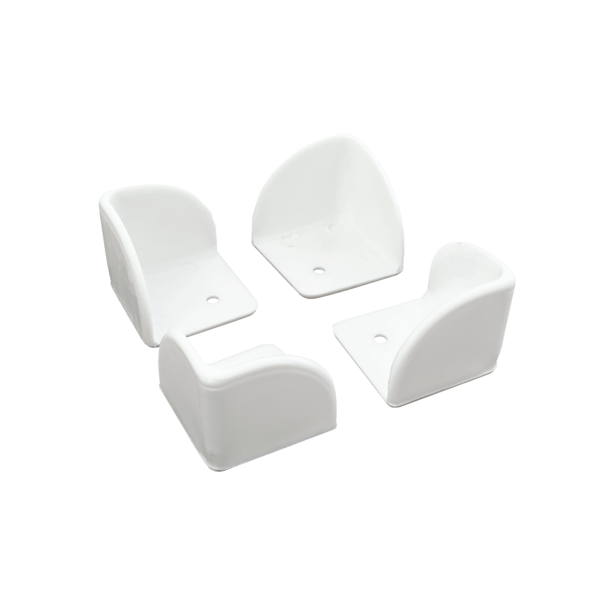 EVAKOOL Infinity Corner Feet White (4 Pack)