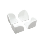 EVAKOOL Infinity Corner Feet White (4 Pack)