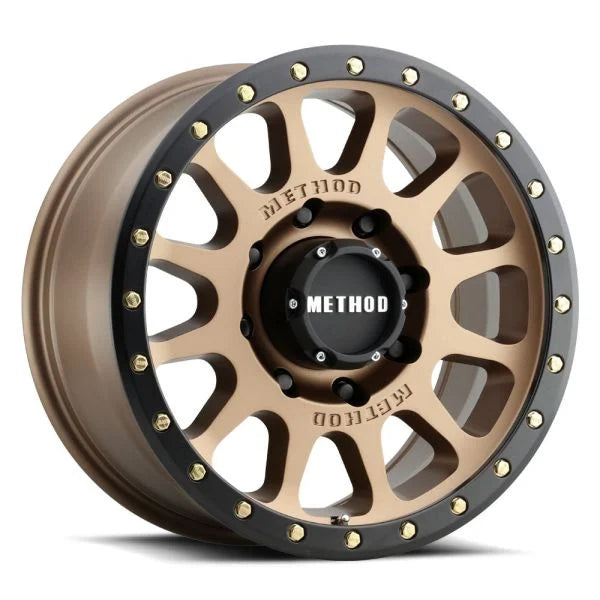 5 x Method NV 305 HD Bronze Matte Black Lip to suit Chev 2500