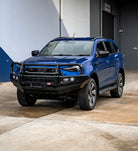 Isuzu MUX 2025-On Facelift Falcon Bull Bar Black A-Frame Package (LED Foglight)