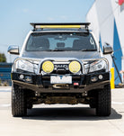 MUX RF 2013-2016 707-01 Falcon Bull Bar Triple Stainless Loops Package (LED Foglight) - SKU MCC-08003-701FOGUP