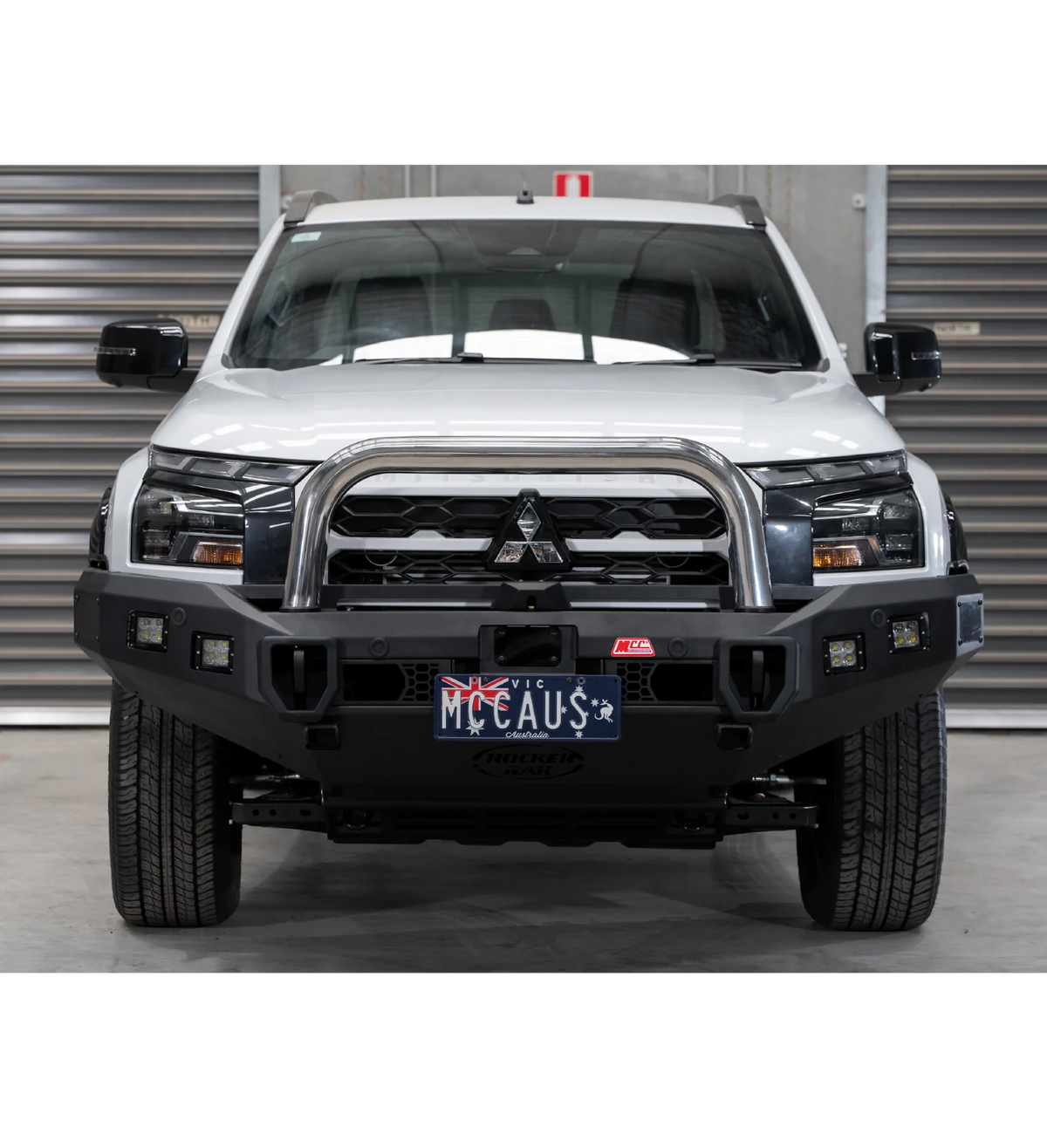 Triton MV 2024-On 078-01SQSSL Rocker Bull Bar Single Stainless Loop Package