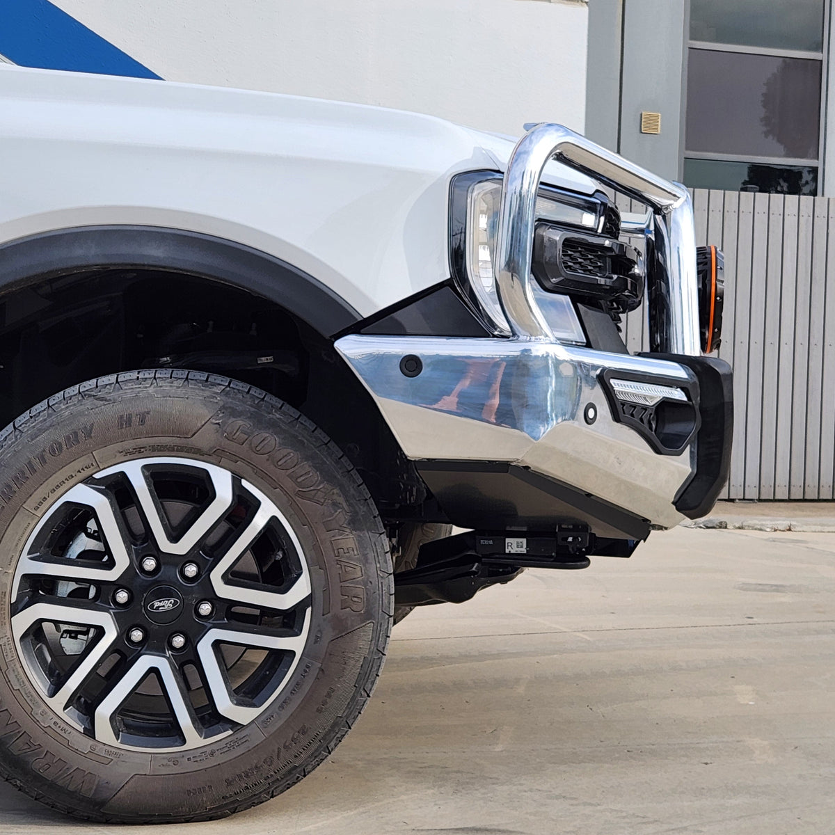 Next-Gen Ranger 2022-On - 808-01A Alloy Phoenix Bull Bar Triple Loops Package - SKU MCC-05010-801AW