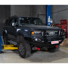 Prado 250 2025-On (With Fog) 707-02 Falcon Bull Bar Black A-Frame Package (LED Foglight) (Sand Black)
