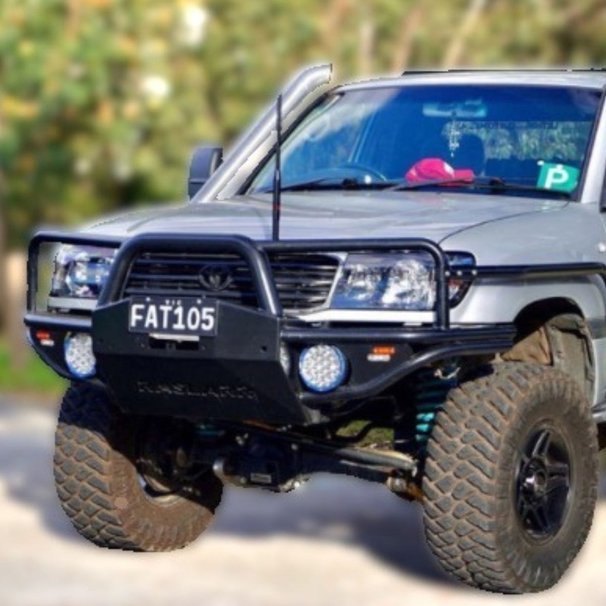 Raslarr 105 Series Toyota Landcruiser 7 inch Azza Bar