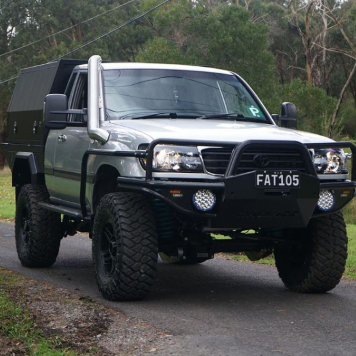 Raslarr 105 Series Toyota Landcruiser 7 inch Azza Bar