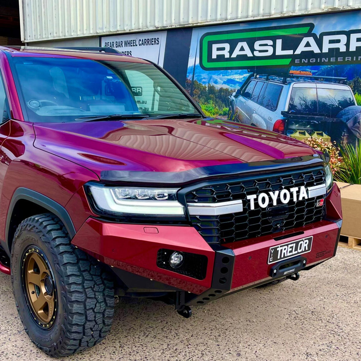 Raslarr 300 Series Toyota Landcruiser NO HOOP Bull Bar