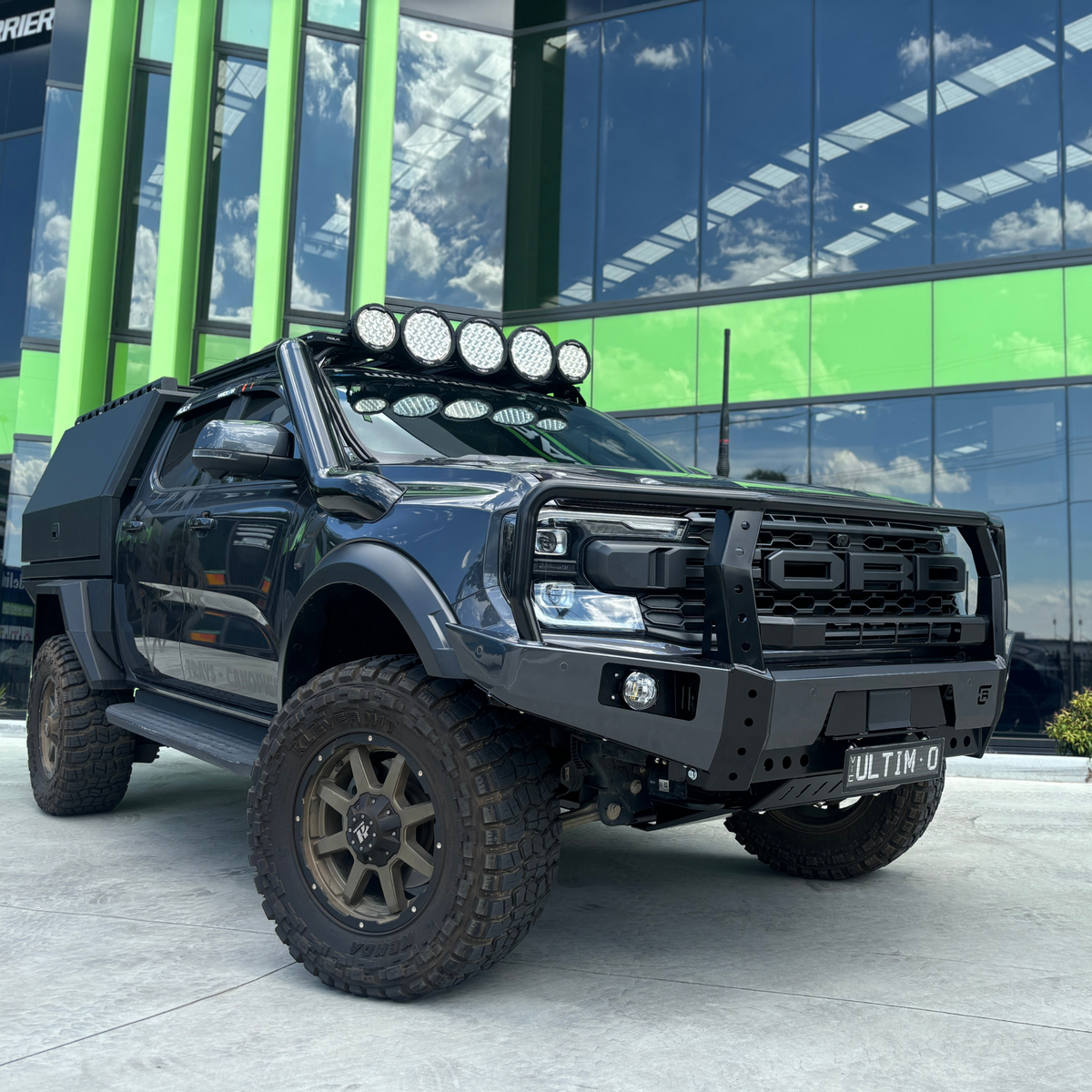 Raslarr Ford Ranger Raptor Hooped Dallas Bull Bar