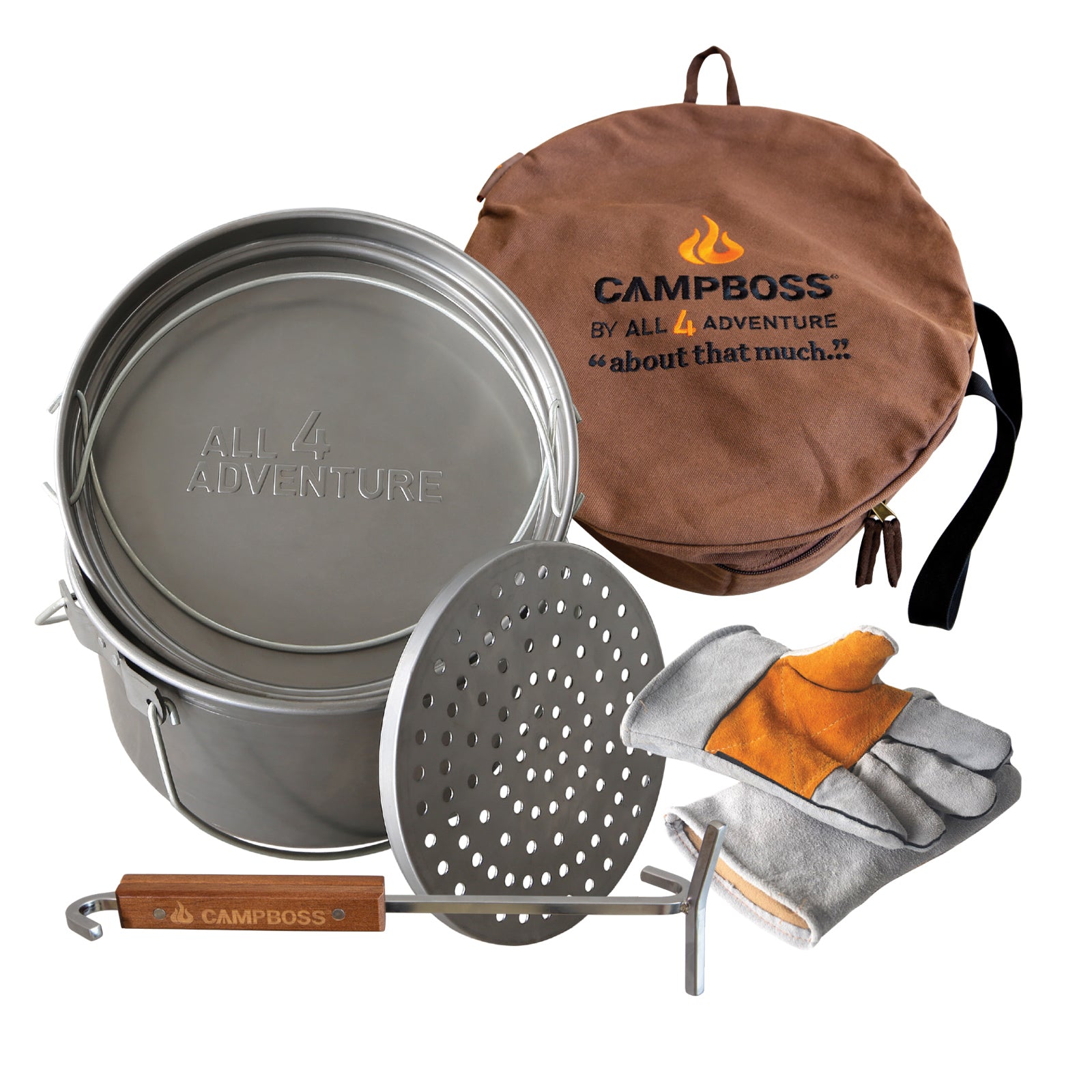 Potjie Pot/Dutch Oven and Carrier - by Front Runner 