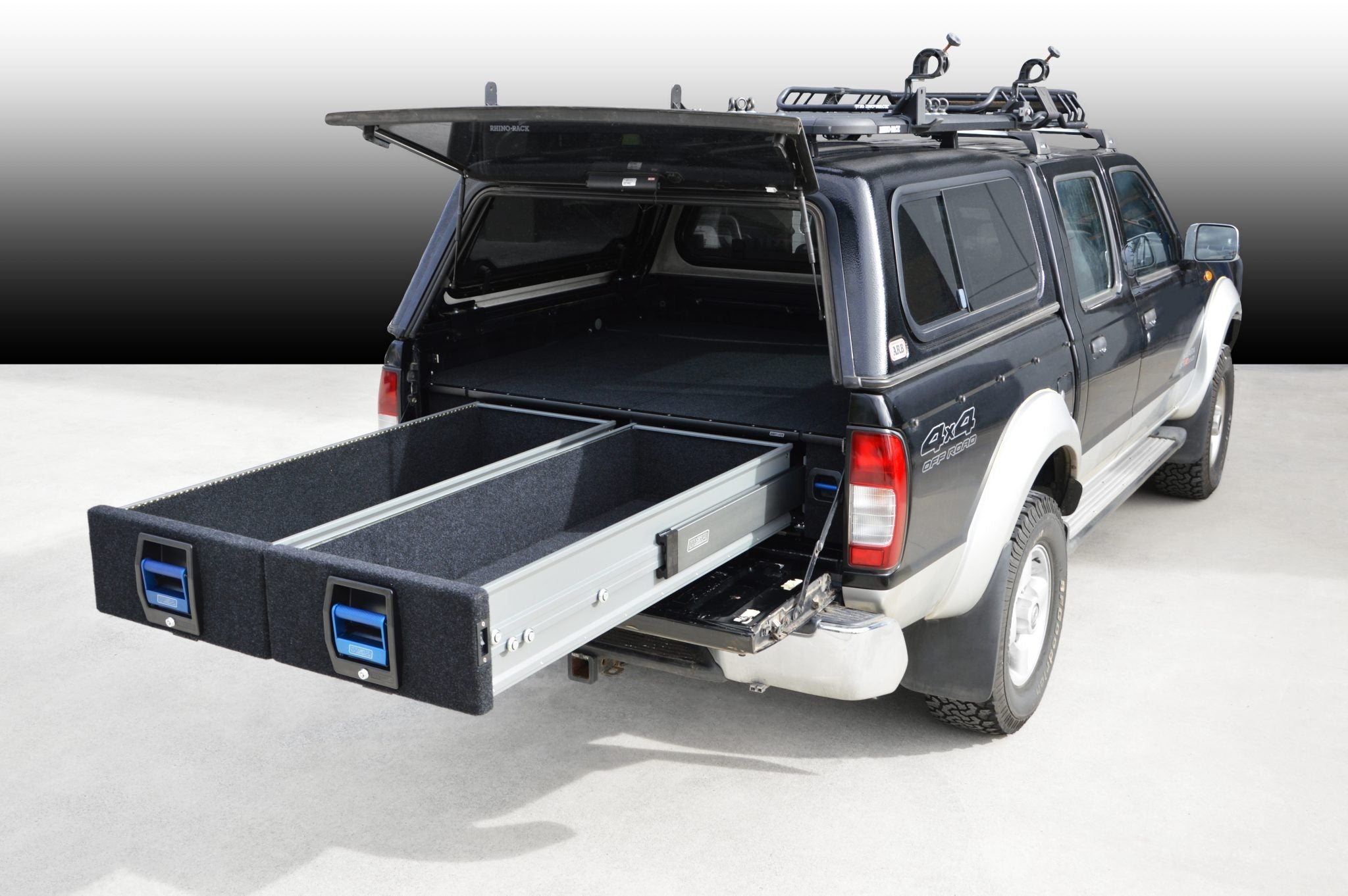 MSA4x4 Nissan Navara D22 Dual Cab Double Drawer System – PRO4x4