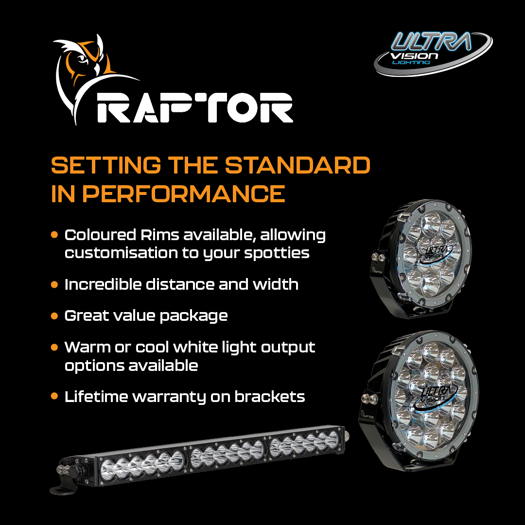 ULTRA VISION LIGHTING - RAPTOR 70 LED Driving Light Accessories – pro4x4